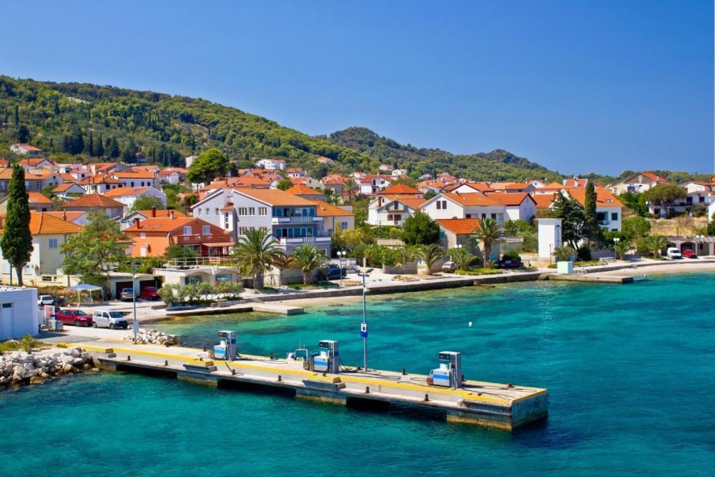 Studio Apartment In Preko With Sea View, Terrace, Air Conditioning, Wi-Fi Exterior foto